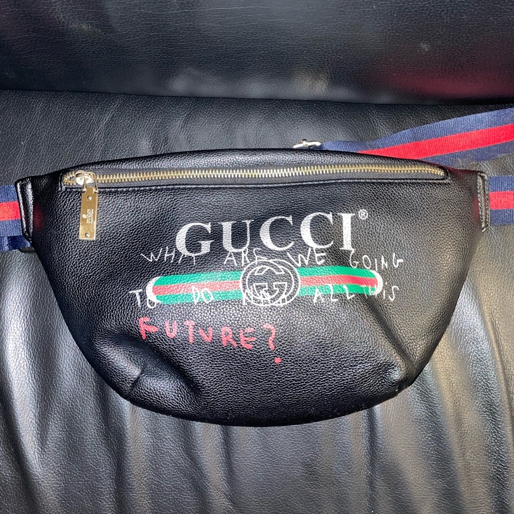 Used Gucci Coco Capitán Logo Belt Bag.